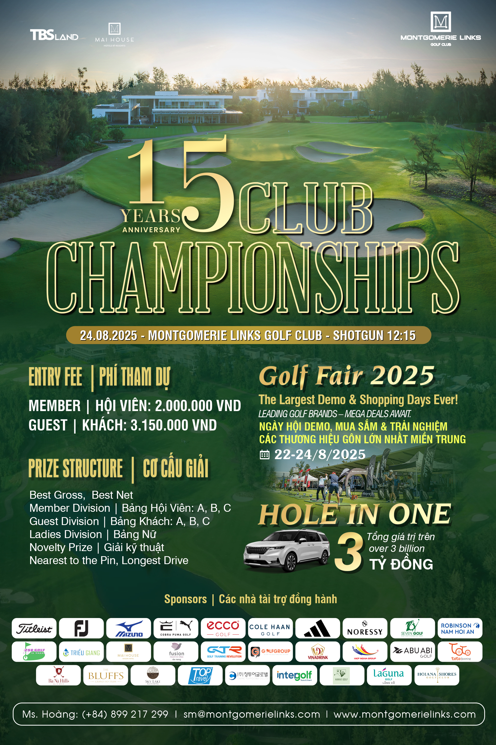 CLUB CHAMPIONSHIPS 2025 - MONTGOMERIE LINKS