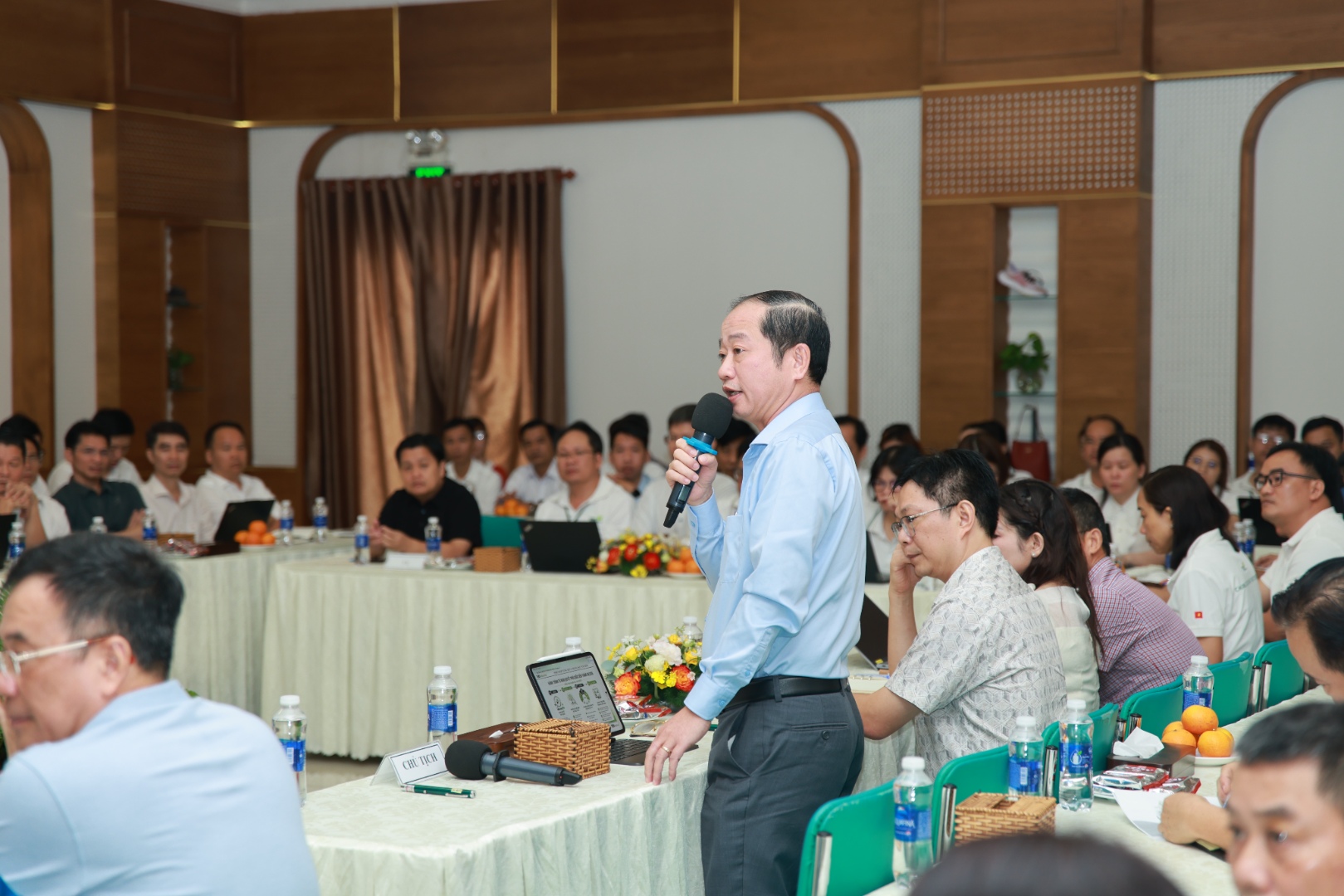 Ông Nguyễn Anh Tuấn – Phó TGĐ Điều hành Văn phòng TBS Group phát biểu khai mạc Hội nghị
