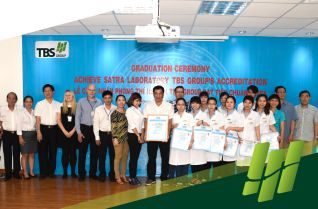 TBS Group honorly received the certificate of SATRA Techonology Center