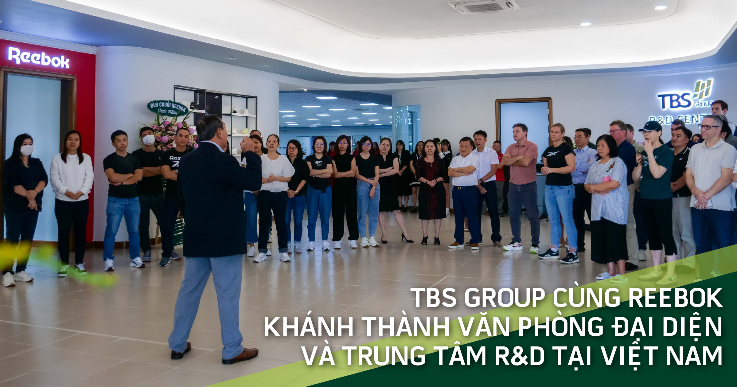 TBS Group cùng Reebok khánh thành văn phòng đại diện và Trung tâm R&D tại Việt Nam