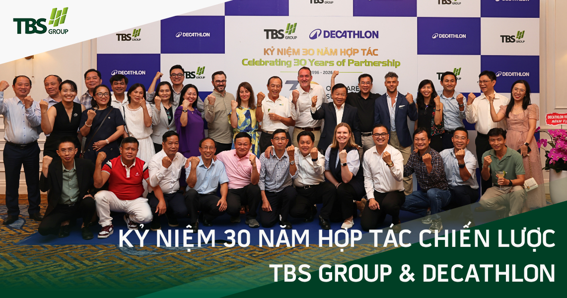 Kỷ niệm 30 năm hợp tác chiến lược TBS Group & Decathlon: đồng hành phát triển và kiến tạo giá trị bền vững